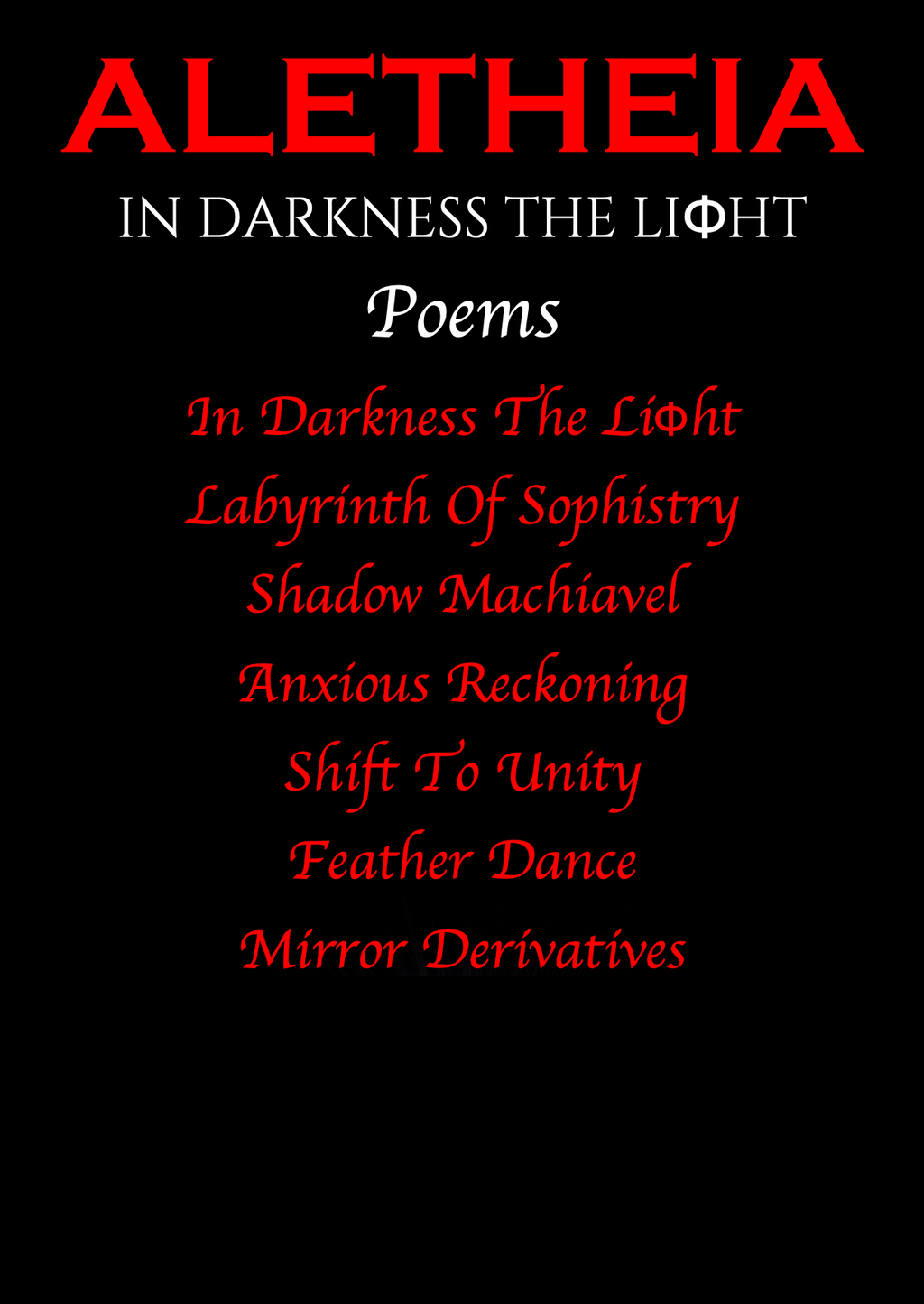 In Darkness The Light - Poetry Book - Click here for more information