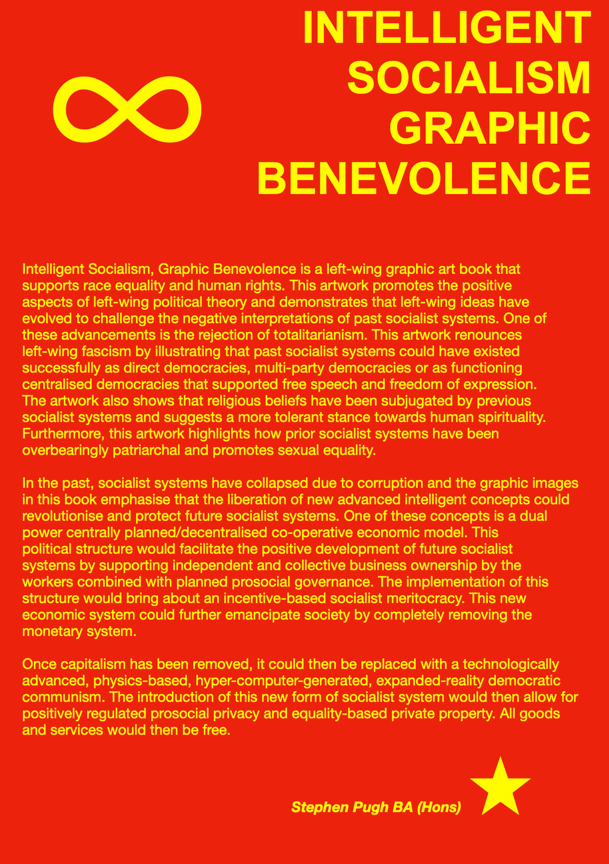 Intelligent Socialism, Graphic Benevolence Graphic Art Zine/Book Digital Download - Click for more information